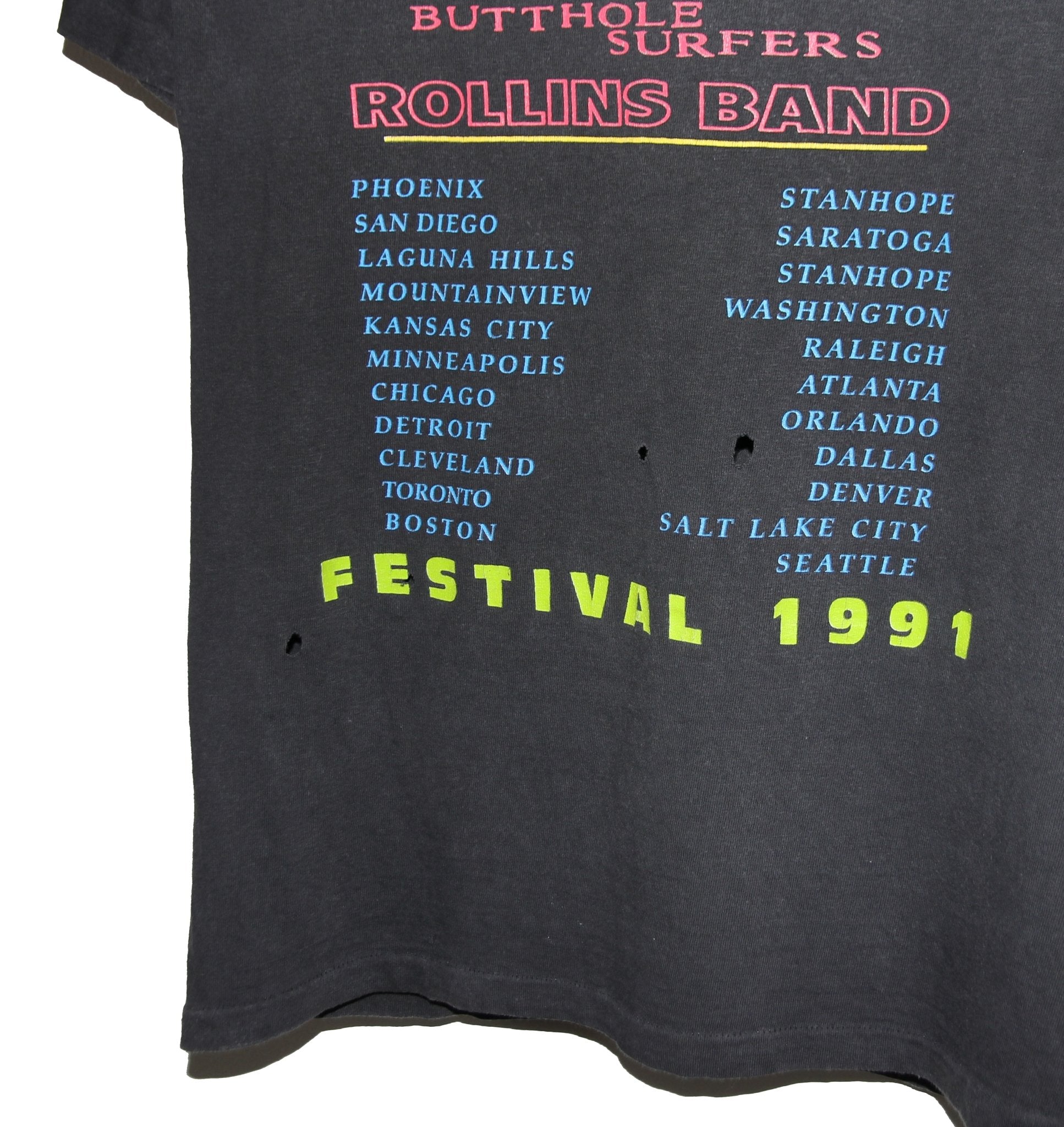 Lollapalooza 1991 Festival Shirt - Faded AU