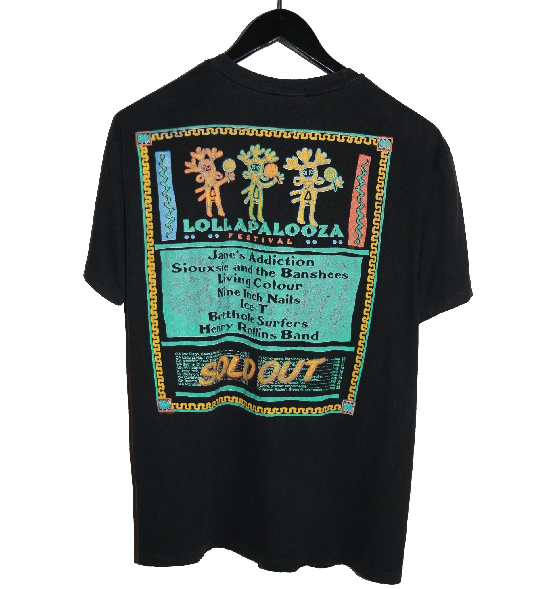 Lollapalooza 1991 Tour Shirt - Faded AU