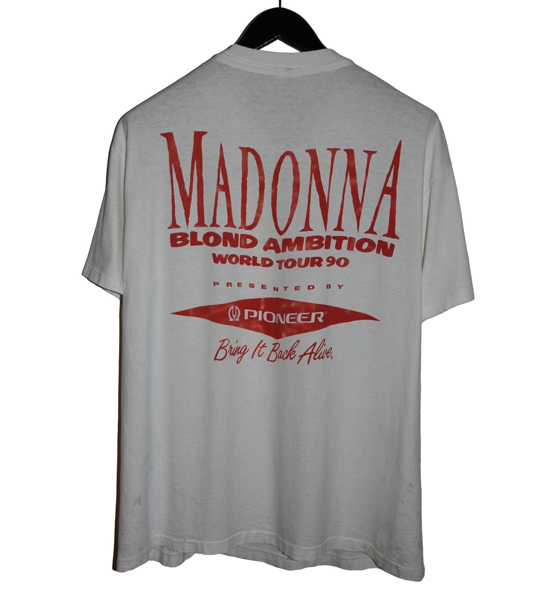 Madonna 1990 Blond Ambition World Tour Shirt - Faded AU