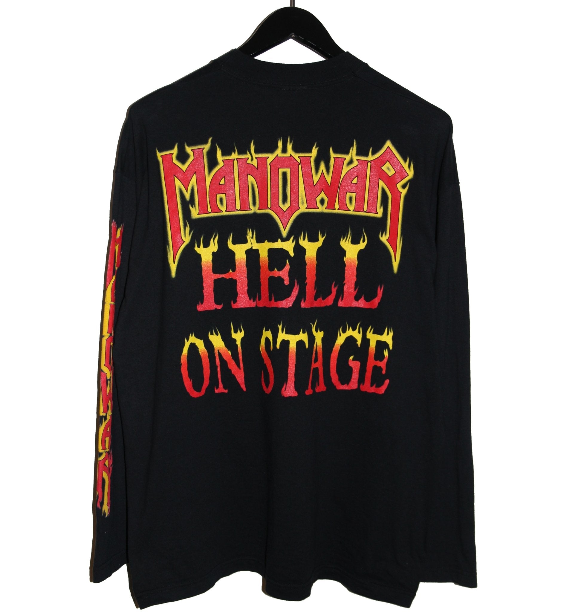 Manowar 1999 Hell on Stage Album Long Sleeve - Faded AU