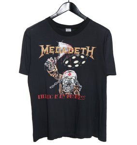 Megadeth 1987/88 Killing Is My Business Album Tour Shirt - Faded AU