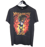 Megadeth 1991 Oxidation Of The Nations World Tour Shirt - Faded AU