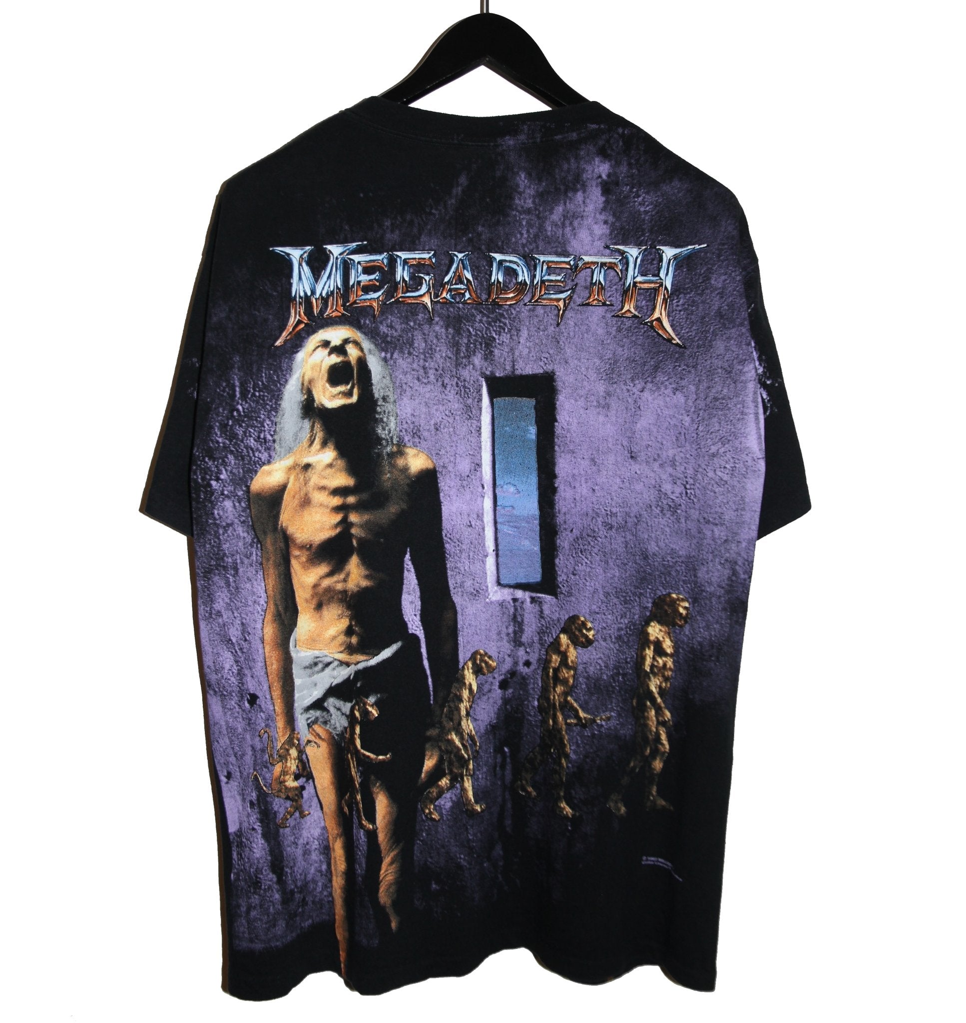 Megadeth 1992 Countdown to Extinction Album All Over Print Shirt - Faded AU