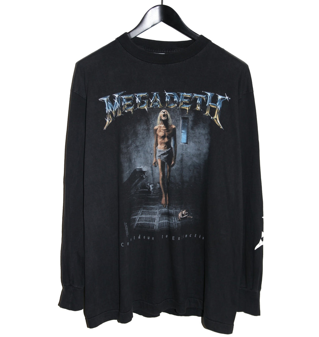 Megadeth 1992 Countdown to Extinction Album Long Sleeve - Faded AU
