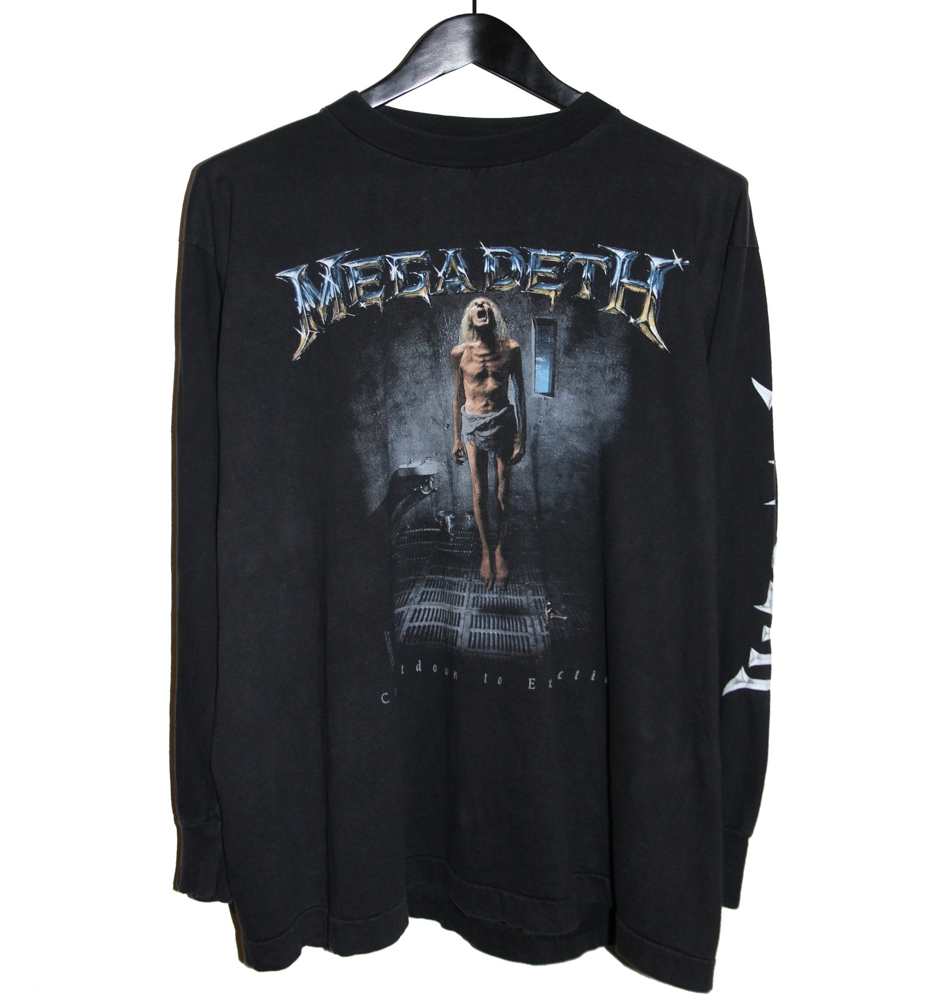 Megadeth 1992 Countdown to Extinction Album Long Sleeve - Faded AU