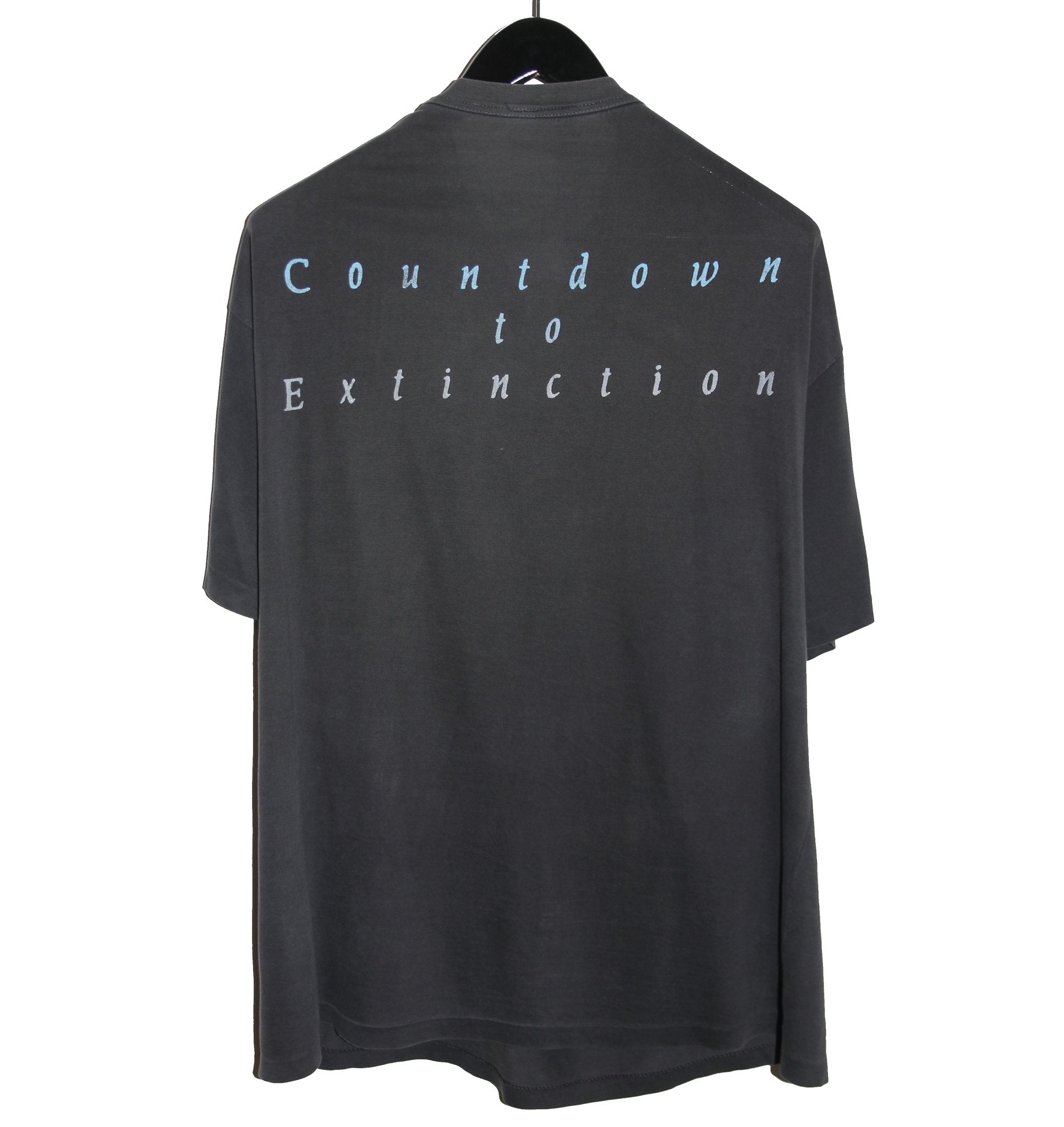 Megadeth 1992 Countdown To Extinction Album Shirt - Faded AU