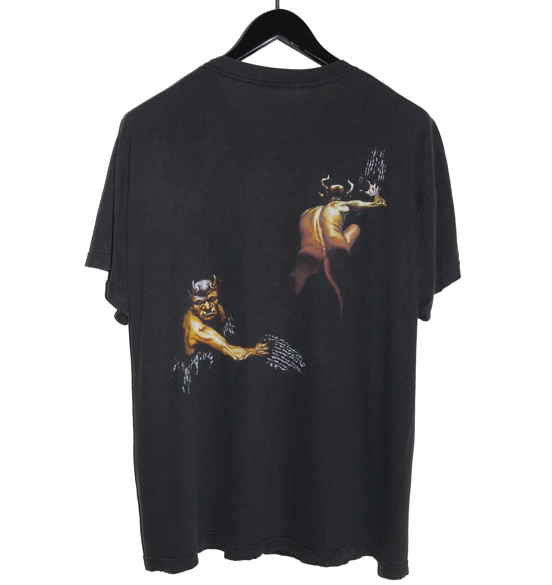 Megadeth 1992 Shirt Vic Goes To Hell Shirt - Faded AU