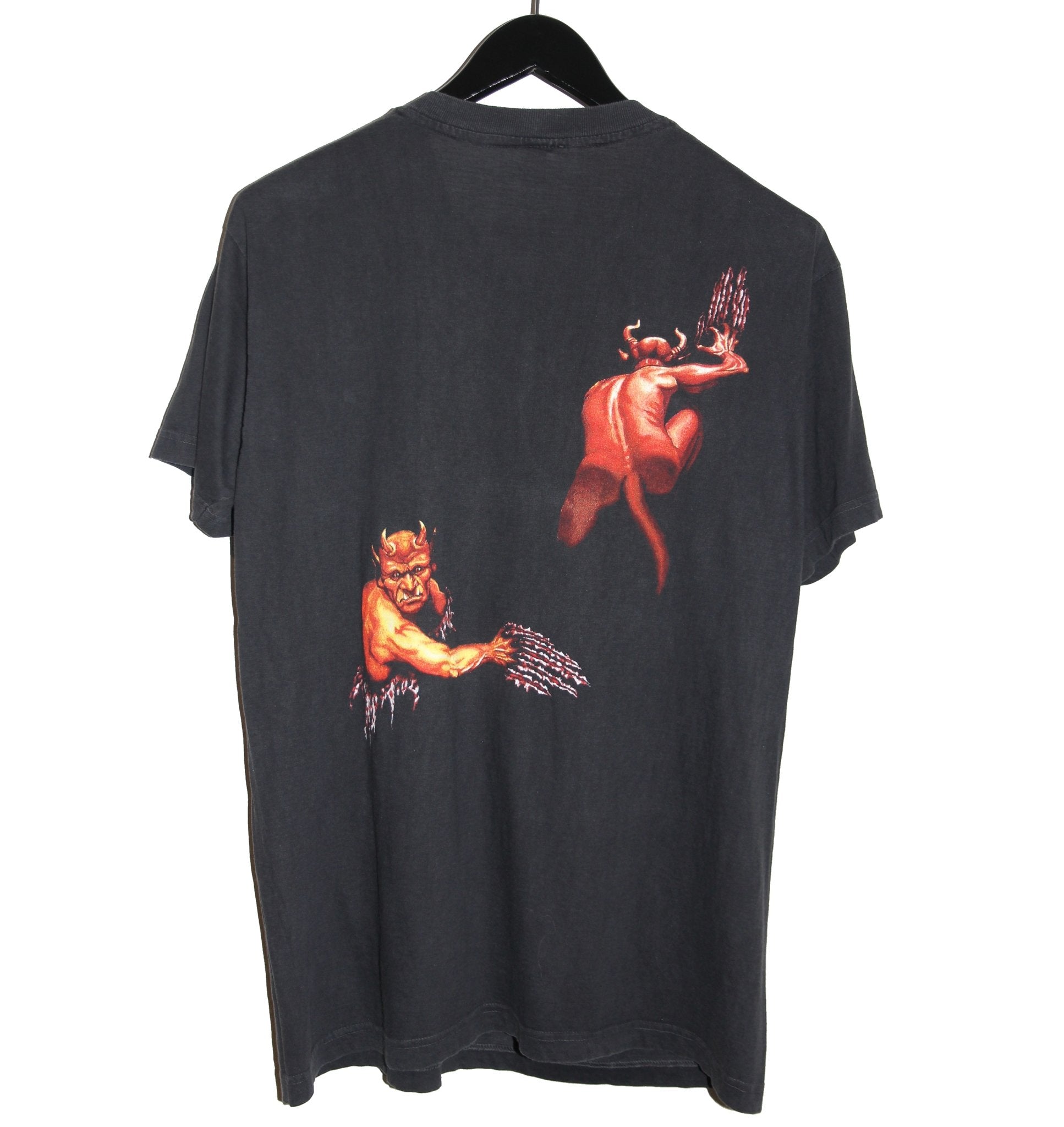 Megadeth 1992 Shirt Vic Goes To Hell Shirt - Faded AU
