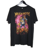 Megadeth 1992 Shirt Vic Goes To Hell Shirt - Faded AU
