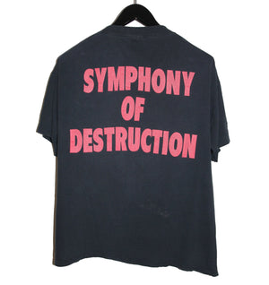 Megadeth 1992 Symphony of Destruction Shirt - Faded AU