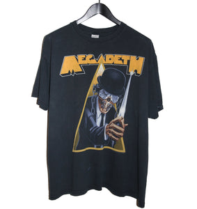 Megadeth 2001 Clockwork Orange Shirt - Faded AU