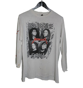 Metallica 1988 And Justice For All Longsleeve Shirt - Faded AU