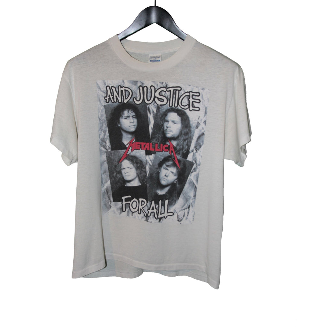 Metallica 1988 And Justice For All Shirt - Faded AU