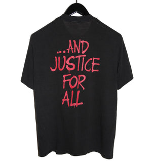 Metallica 1988 And Justice For All Shirt - Faded AU