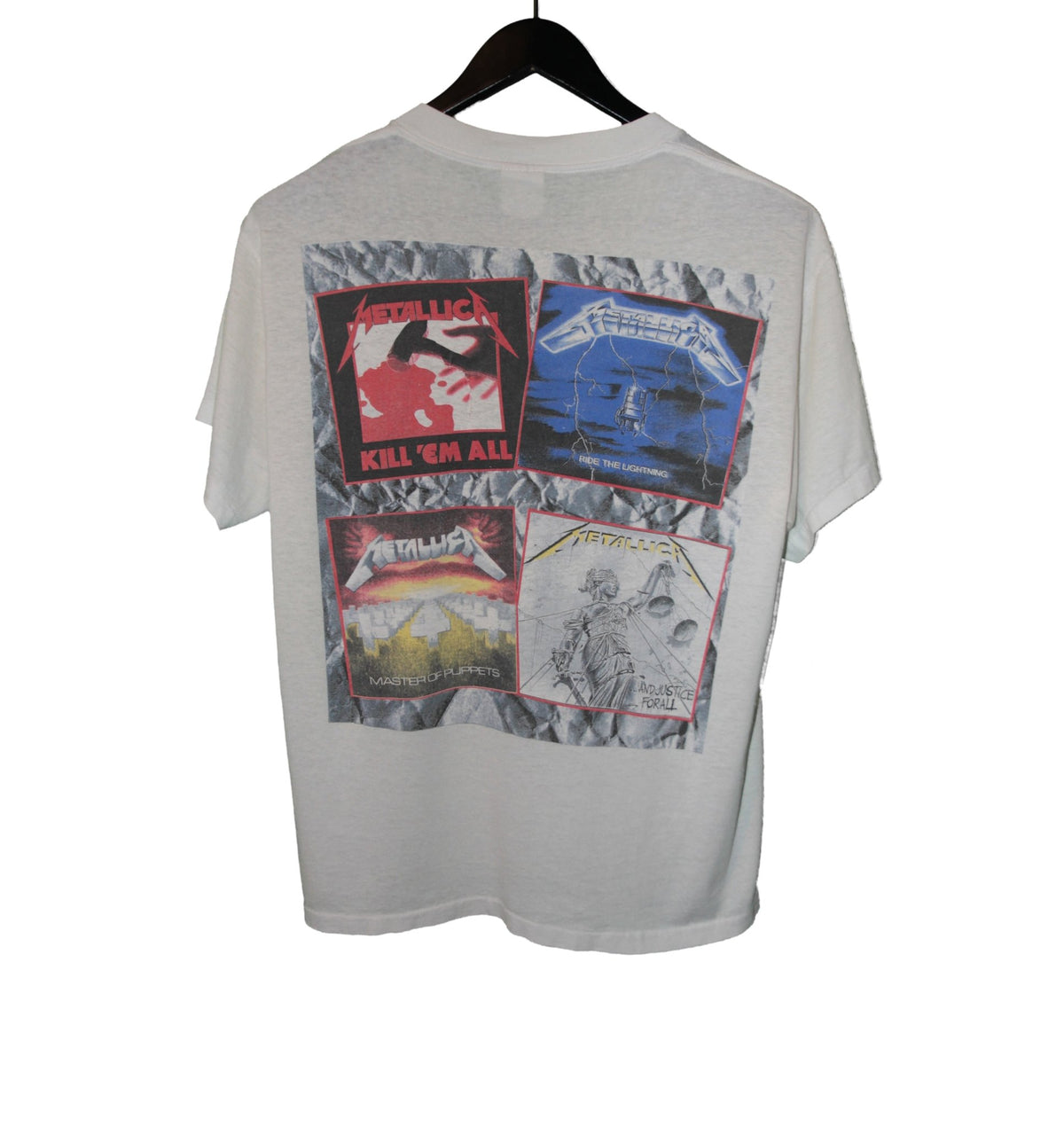 Metallica 1988 And Justice For All Shirt - Faded AU
