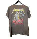Metallica 1988 And Justice For All Tour Shirt - Faded AU