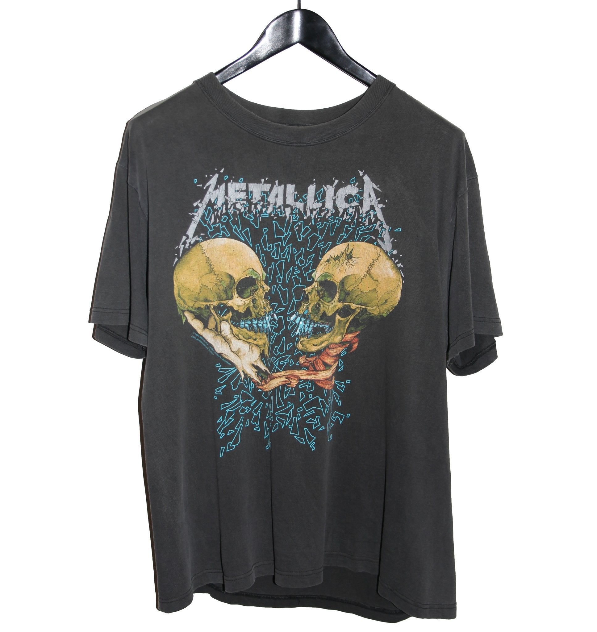 Metallica 1991 Pushead Sad But True Shirt - Faded AU