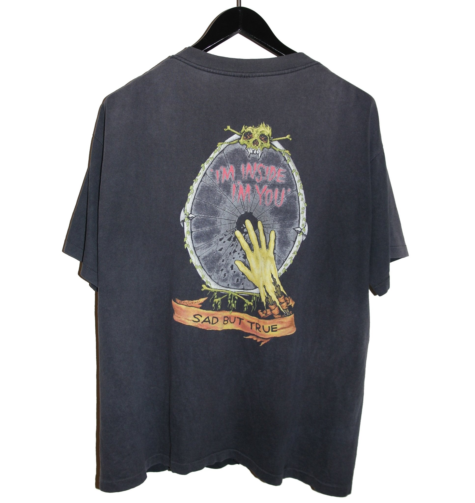 Metallica 1991 Pushead Sad But True Shirt - Faded AU