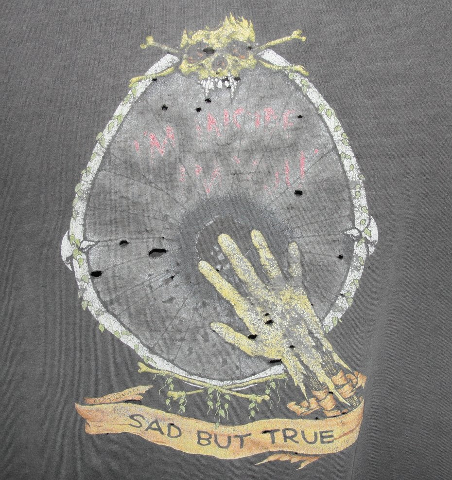 Metallica 1991 Pushead Sad But True Shirt – Faded AU