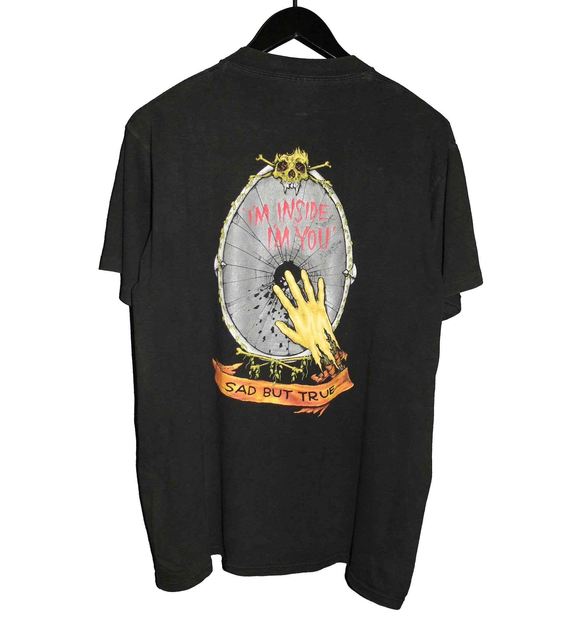 Metallica 1991 Pushead Sad But True You Shirt - Faded AU