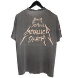 Metallica 1992 Birth School Death Shirt - Faded AU