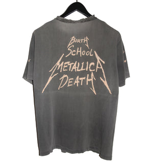 Metallica 1992 Birth School Death Shirt - Faded AU
