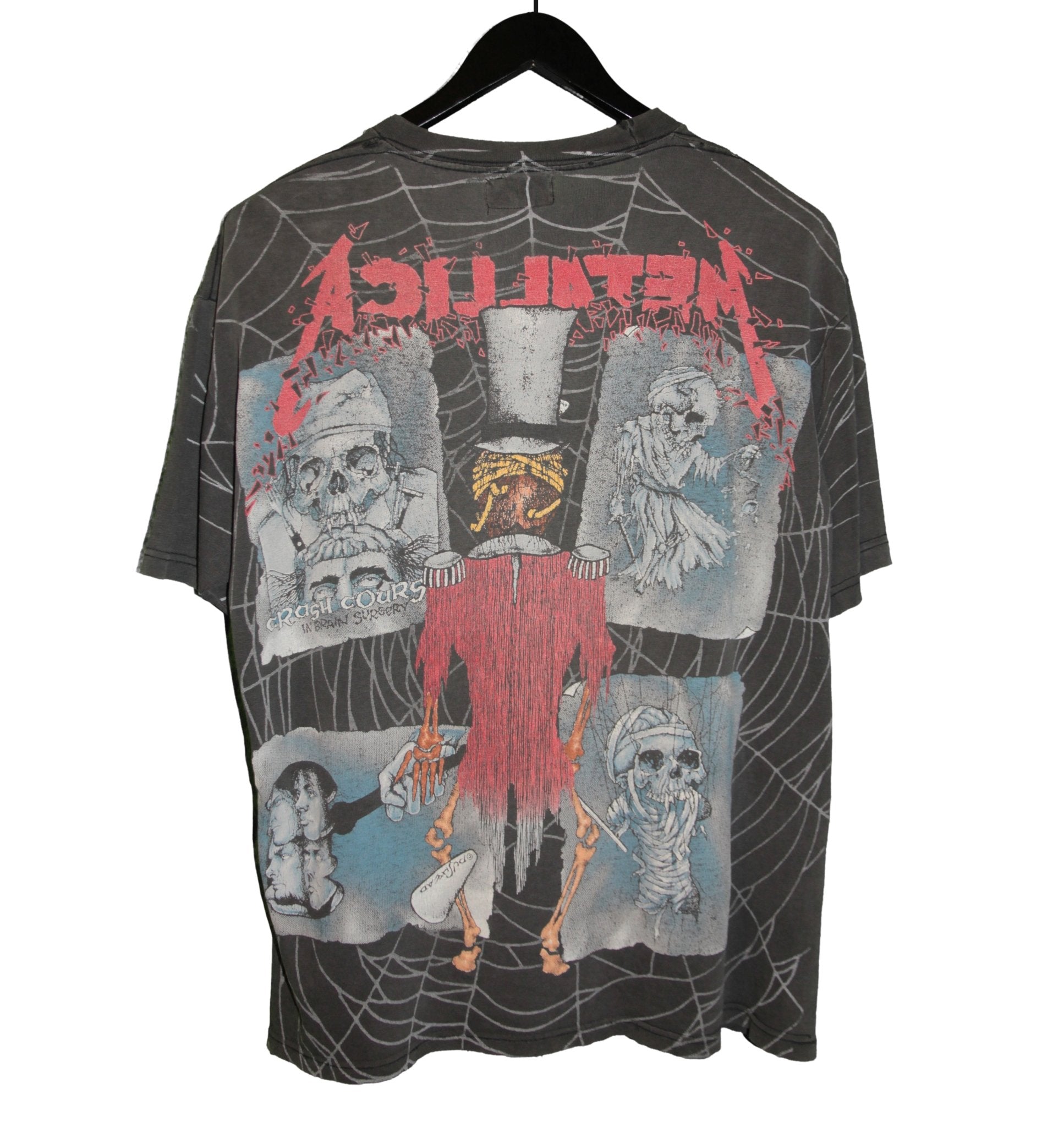 Metallica 1992 Pushead All-Over Print Shirt - Faded AU