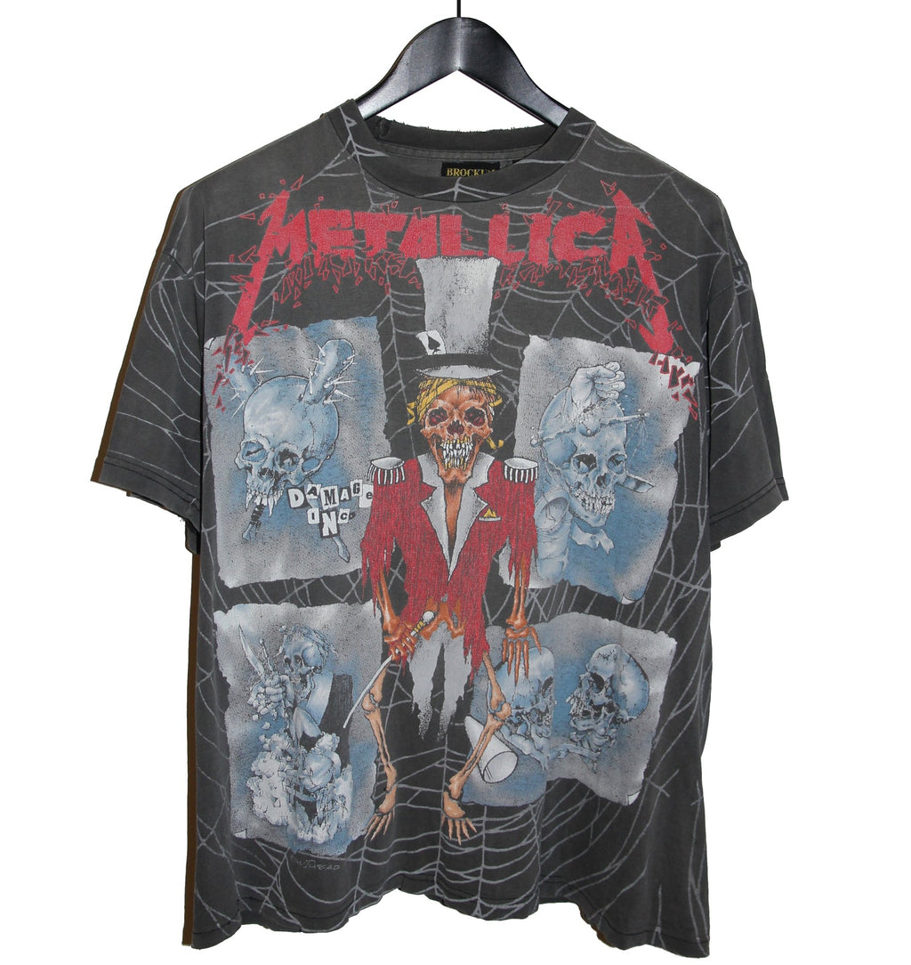 Metallica 1992 Ringmaster Pushead All Over Print Shirt - Faded AU