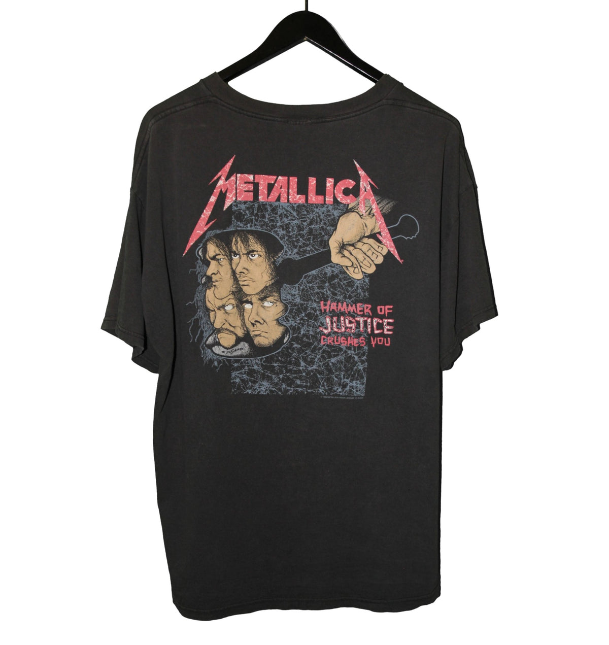 Metallica 1994 And Justice For All Shirt - Faded AU