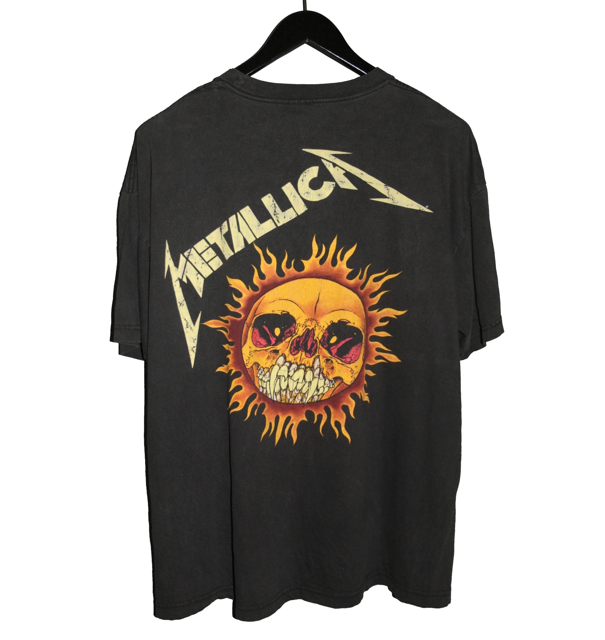 Metallica 1994 Pushead Flaming Skull - Faded AU