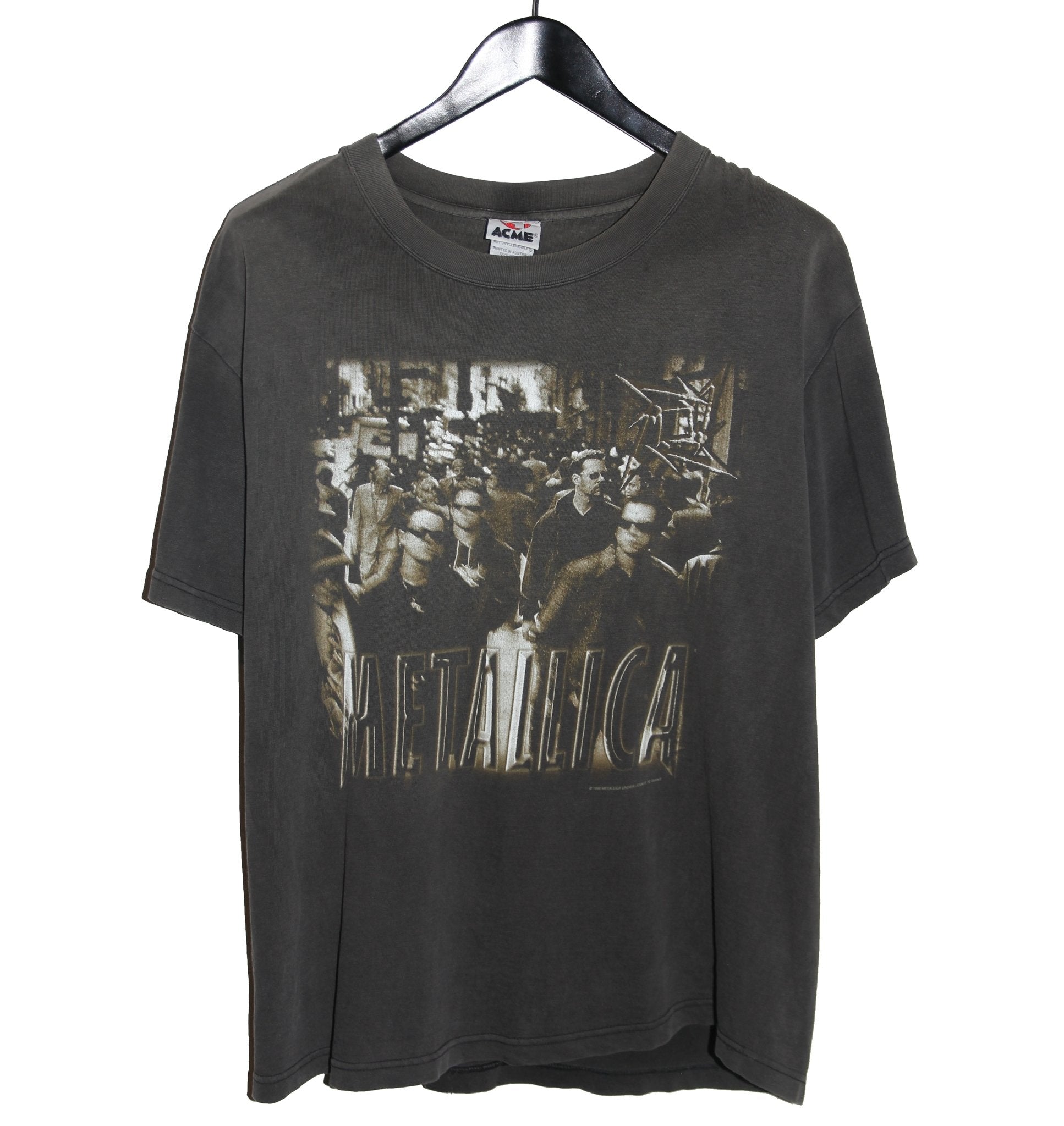 Metallica 1996 Poor Touring Me Shirt - Faded AU