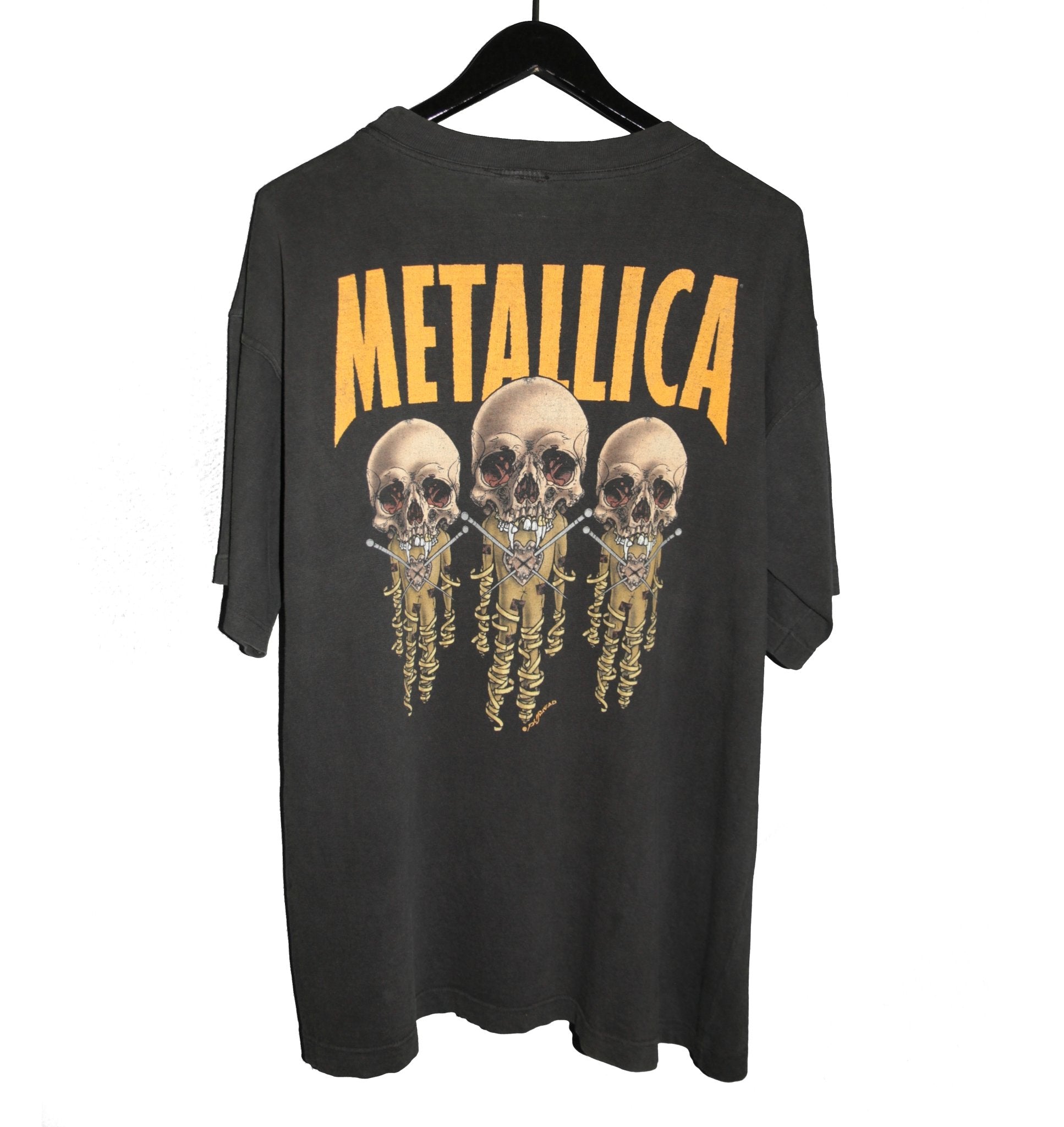 Metallica 1997 Pushead Fixxxer Shirt - Faded AU
