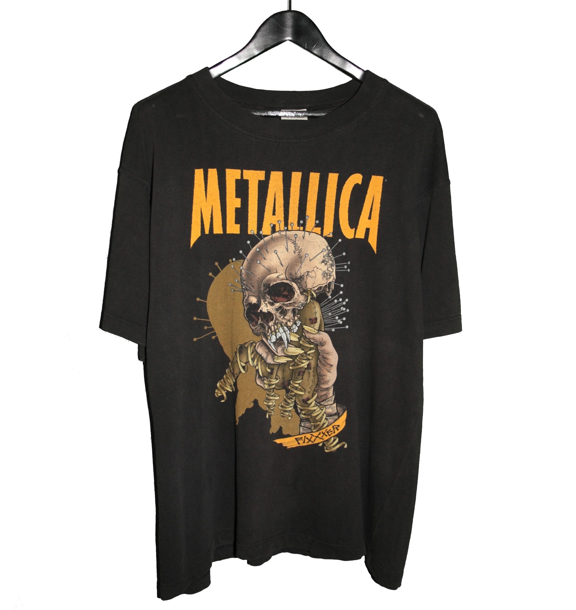 Metallica 1997 Pushead Fixxxer Shirt - Faded AU