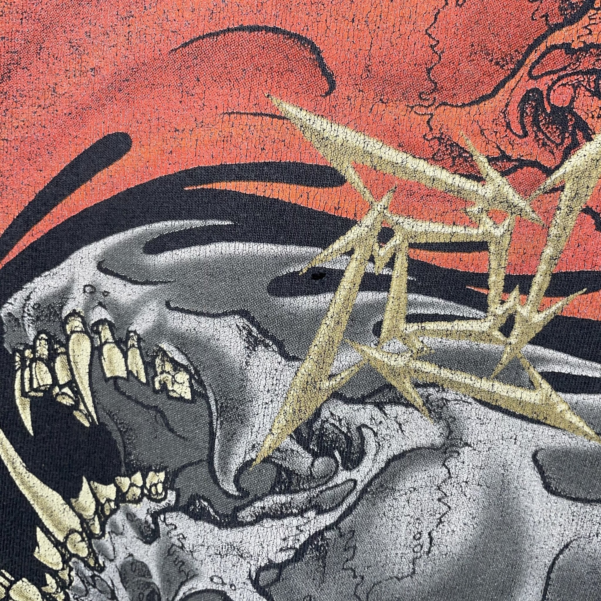 Metallica 1997 Pushead Rebel Shirt - Faded AU
