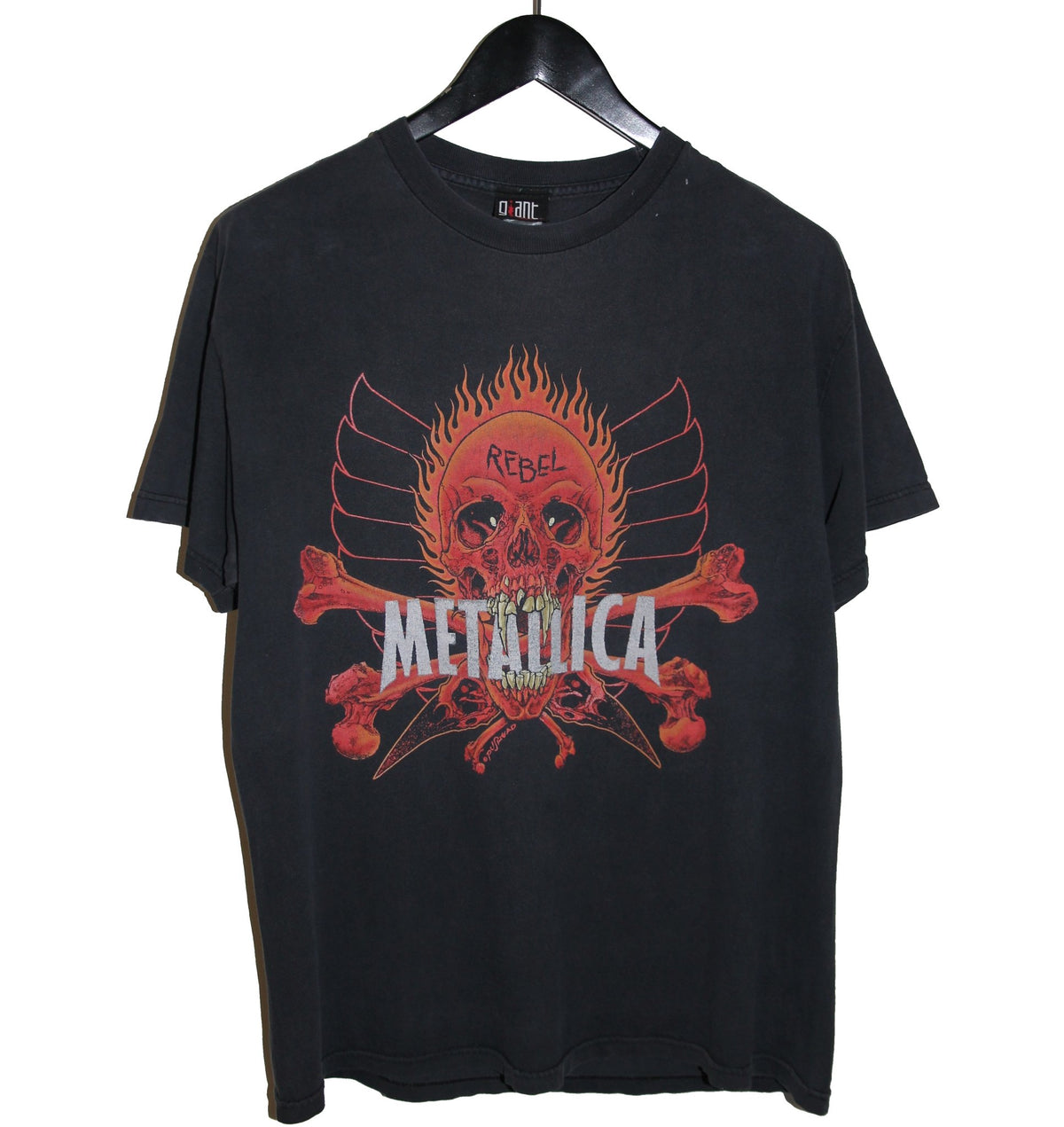Metallica 1997 Pushead Rebel Shirt