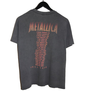 Metallica 1998 Poor Re-Touring Me Oceania Tour Shirt - Faded AU