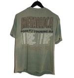 Metallica 1998 Poor Retouring Me Shirt - Faded AU