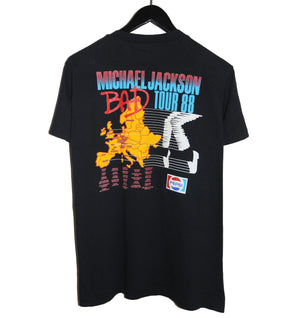 Michael Jackson 1988 Bad European Tour Shirt - Faded AU