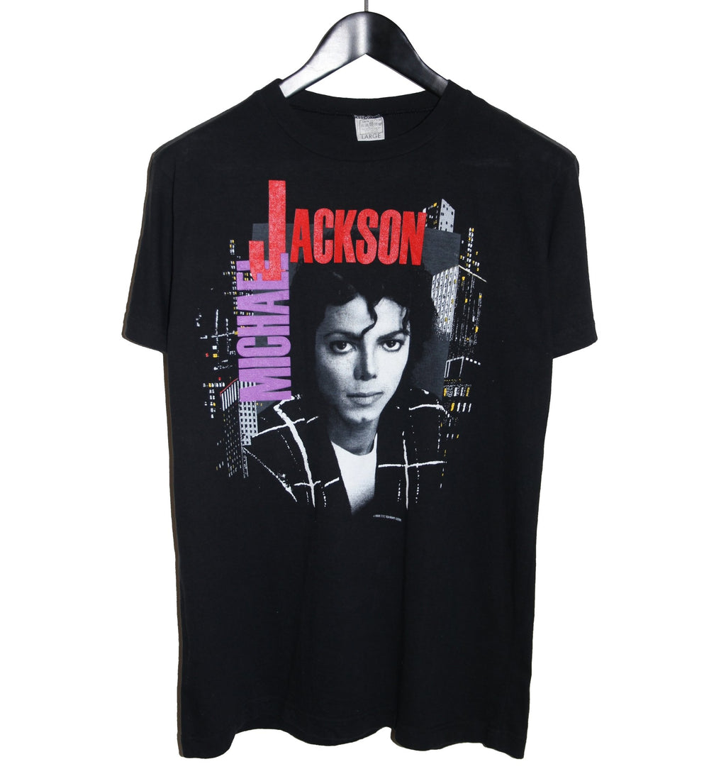 Michael Jackson 1988 Bad European Tour Shirt - Faded AU