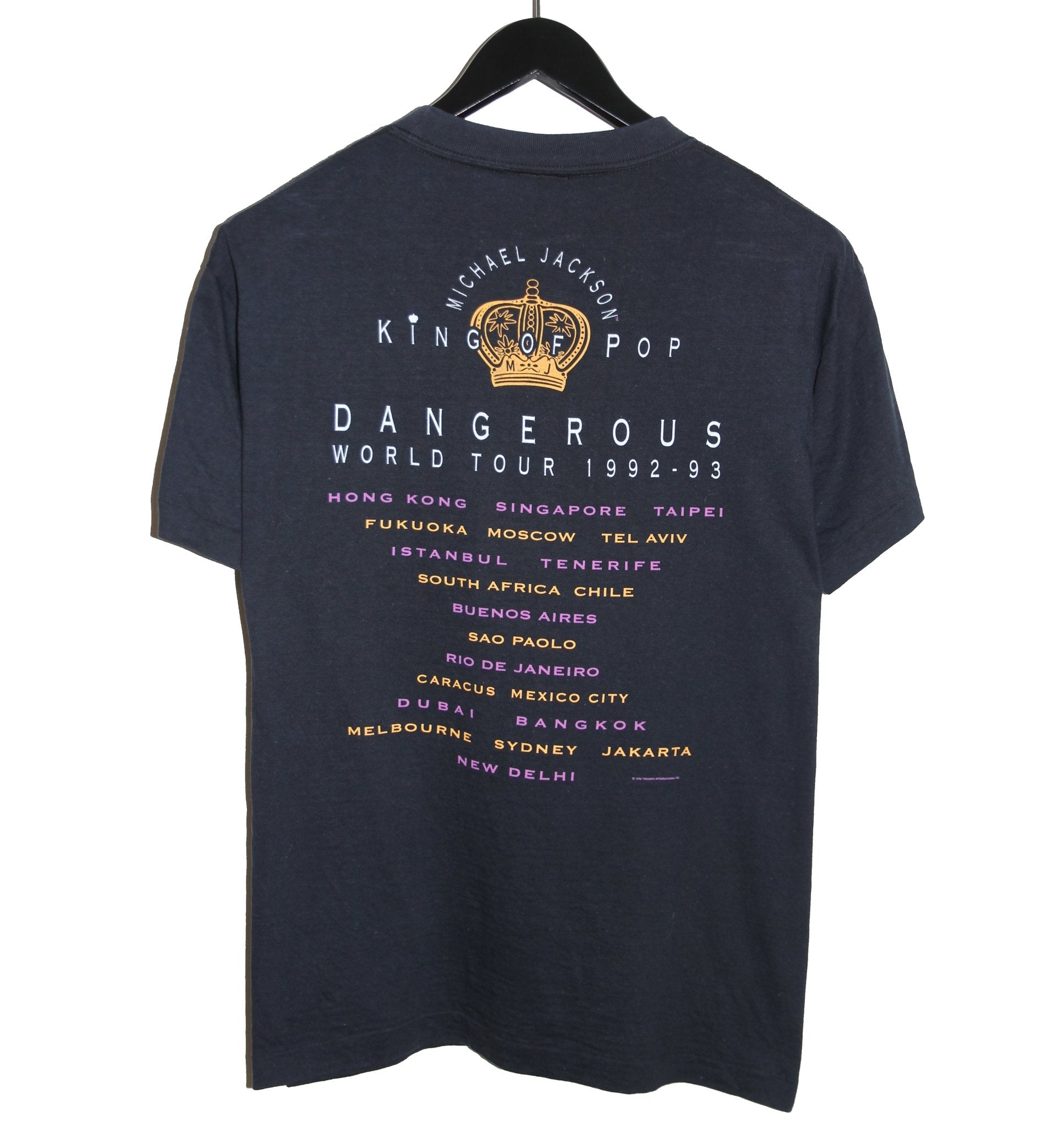 Michael Jackson 1992/93 Dangerous Tour Shirt - Faded AU
