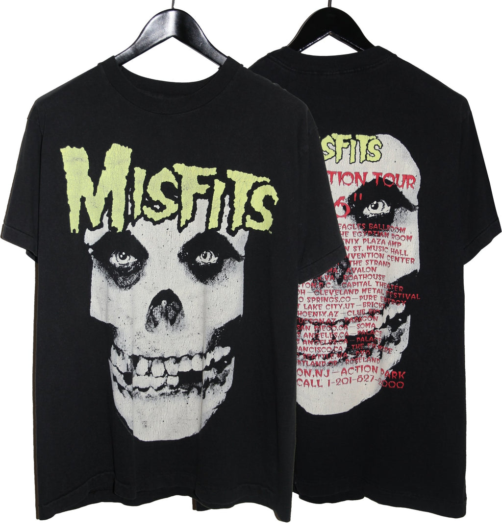 Misfits 1996 Crimson Ghost *Glow In The Dark* East Coast Tour Shirt - Faded AU