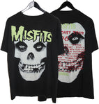 Misfits 1996 Crimson Ghost *Glow In The Dark* East Coast Tour Shirt - Faded AU