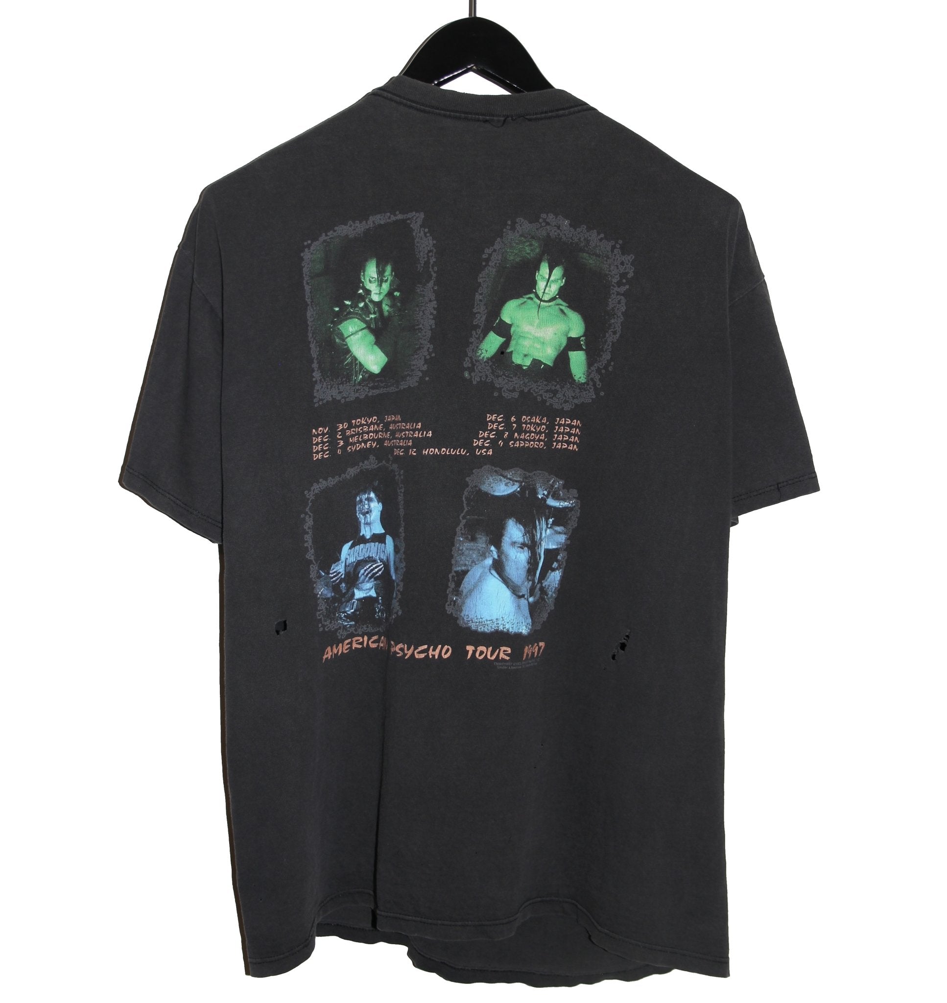 Misfits 1997 American Psycho Tour Shirt - Faded AU
