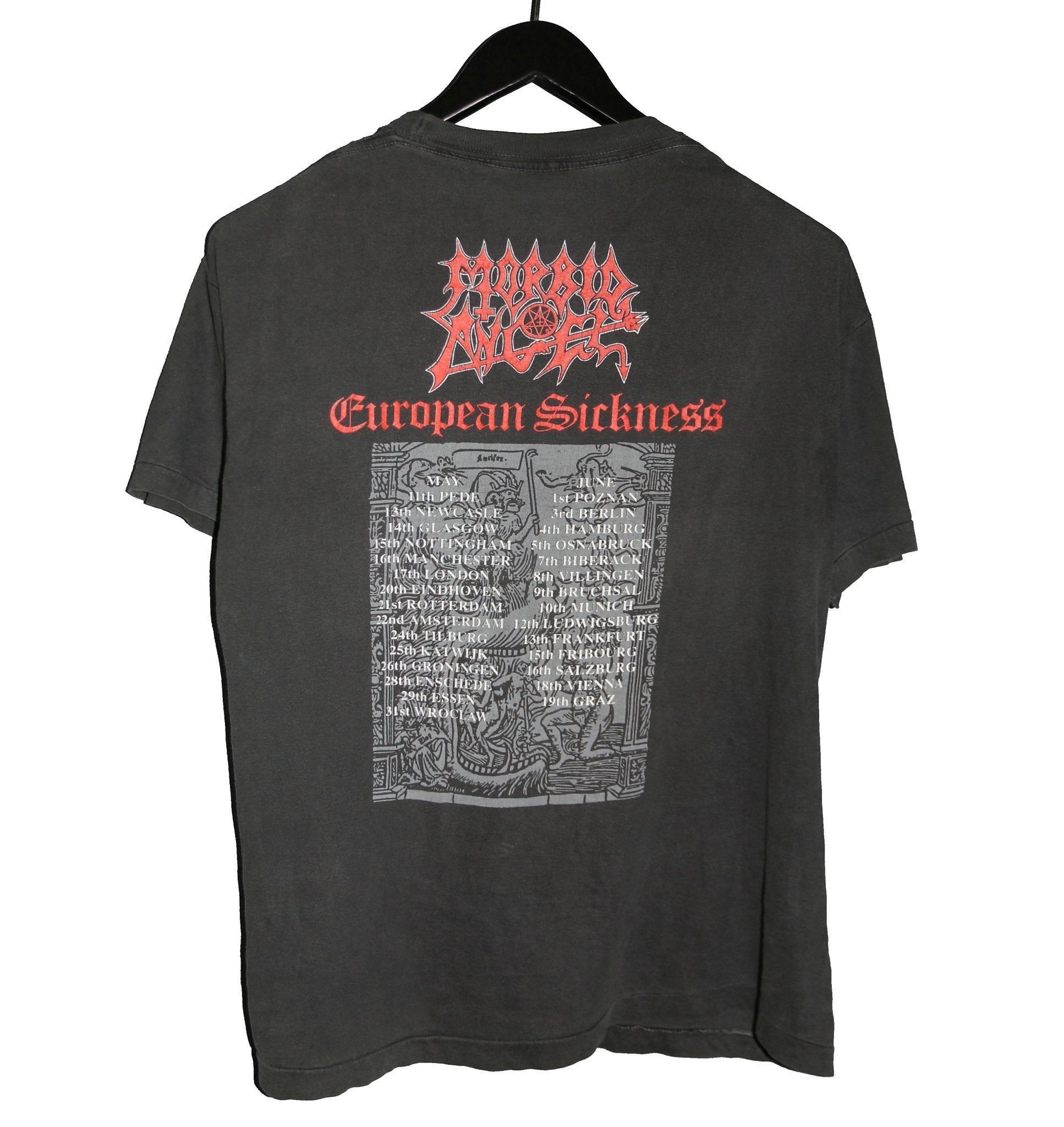 Morbid Angel 1991 Leading the Rats Shirt - Faded AU