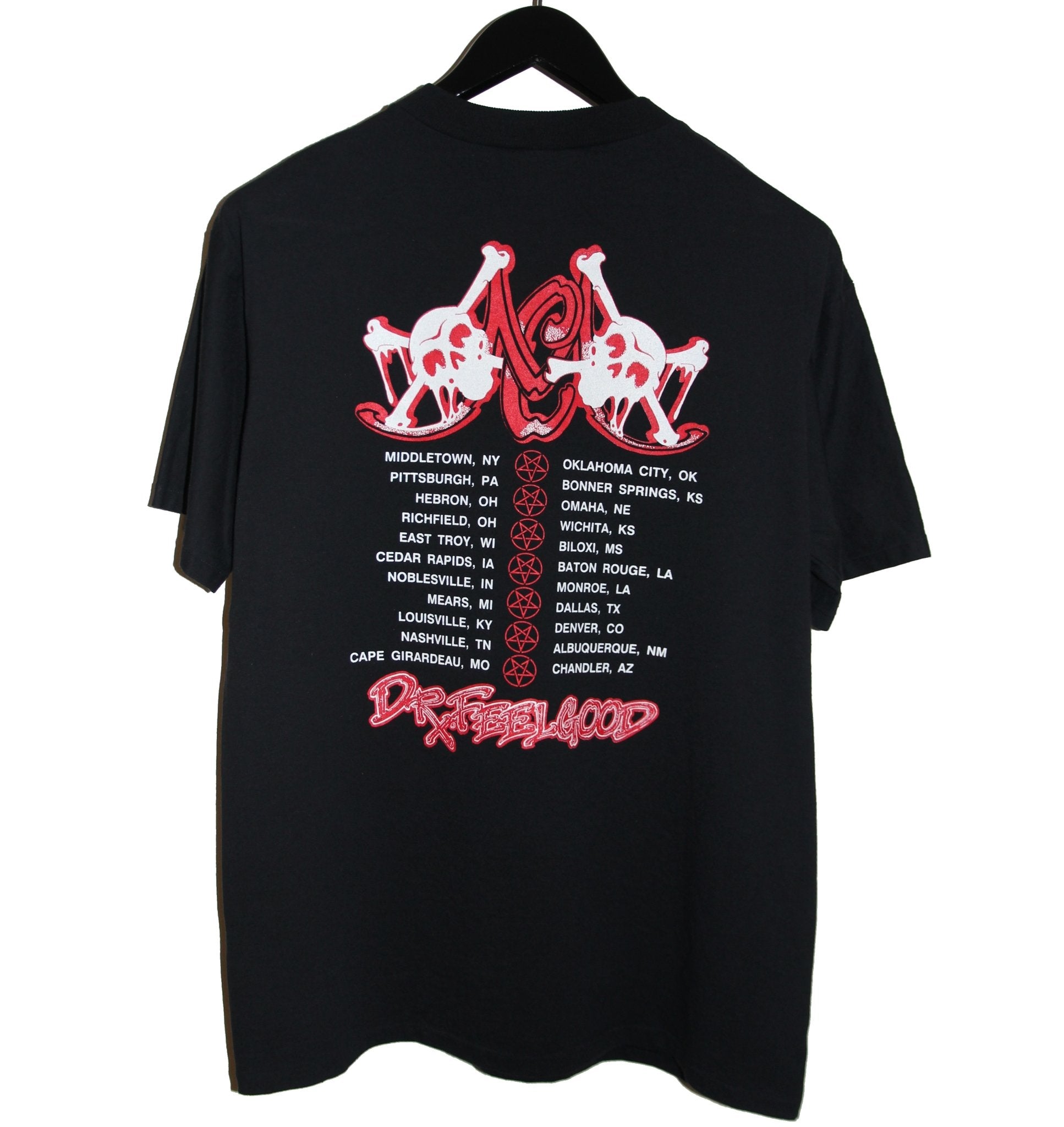 Mötley Crüe 1989/90 Dr. Feelgood Tour Shirt - Faded AU