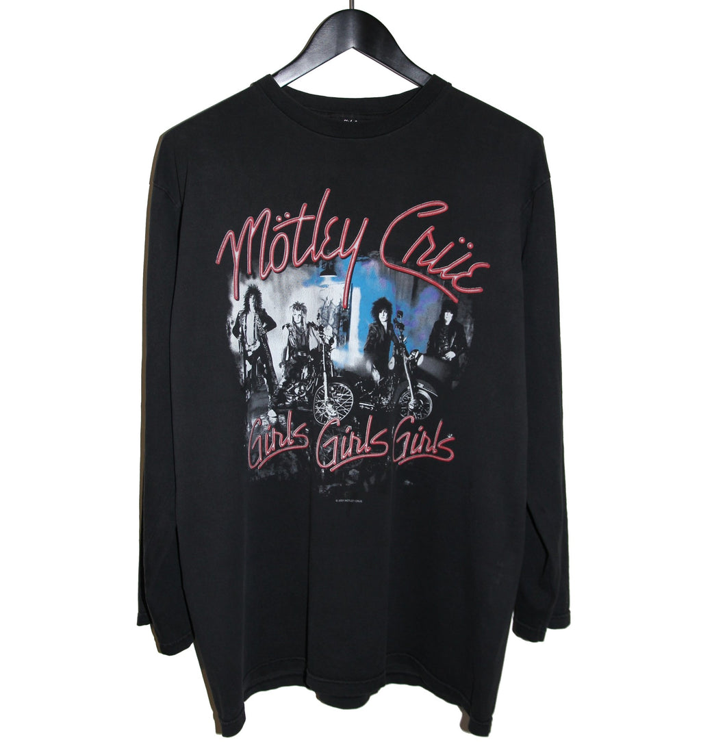 Mötley Crüe 2001 Girls Girls Girls Long Sleeve - Faded AU