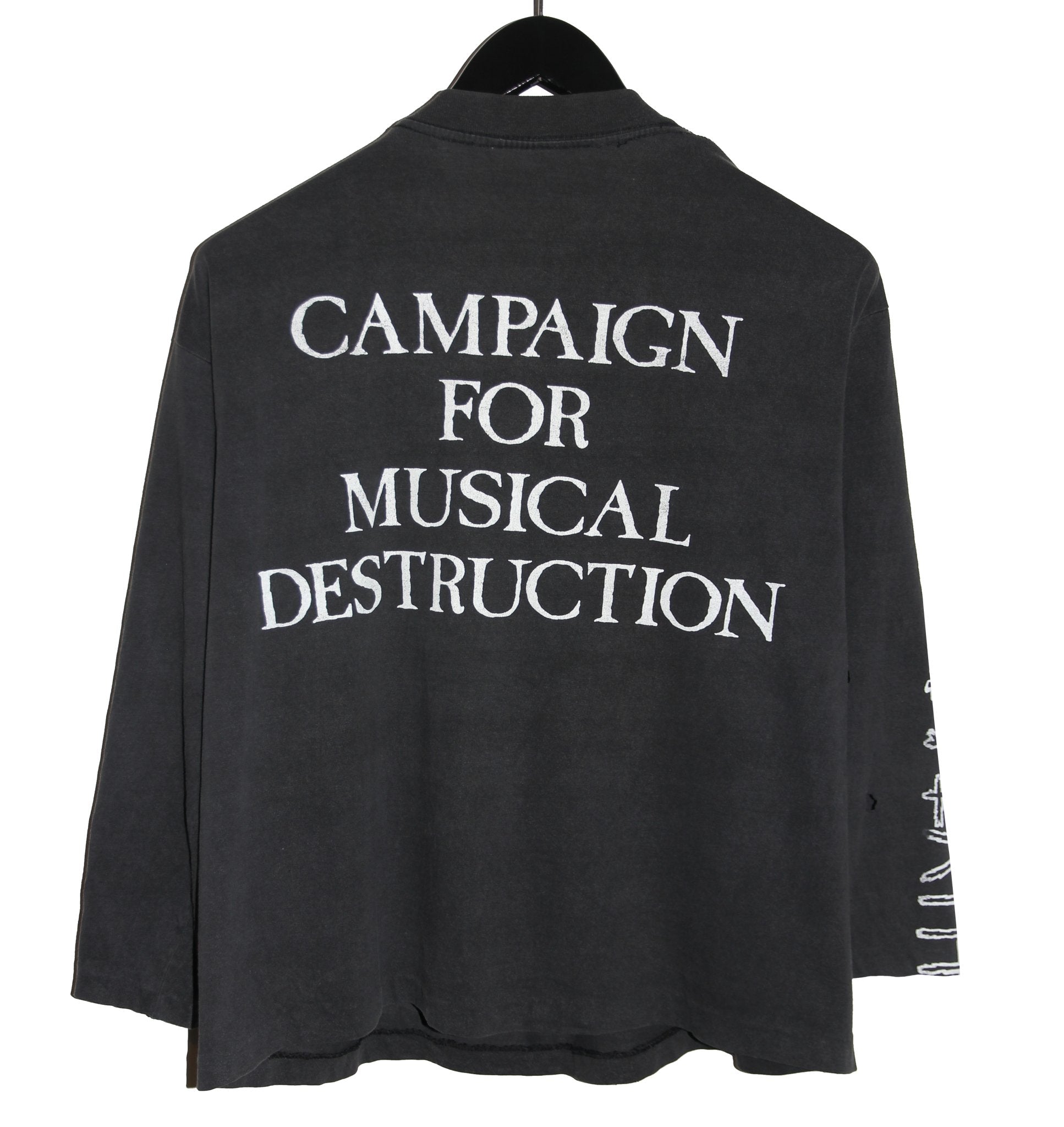 Napalm Death 1992 Campaign For Musical Destruction Long Sleeve - Faded AU