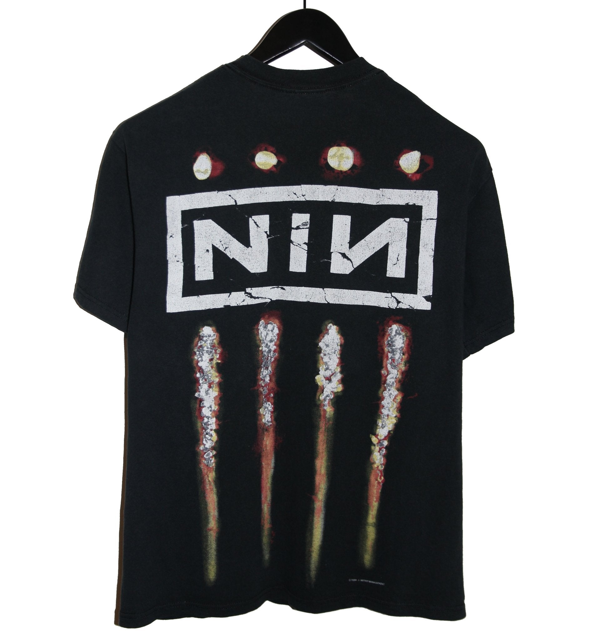 Nine Inch Nails 1998 The Downward Spiral Album Shirt - Faded AU