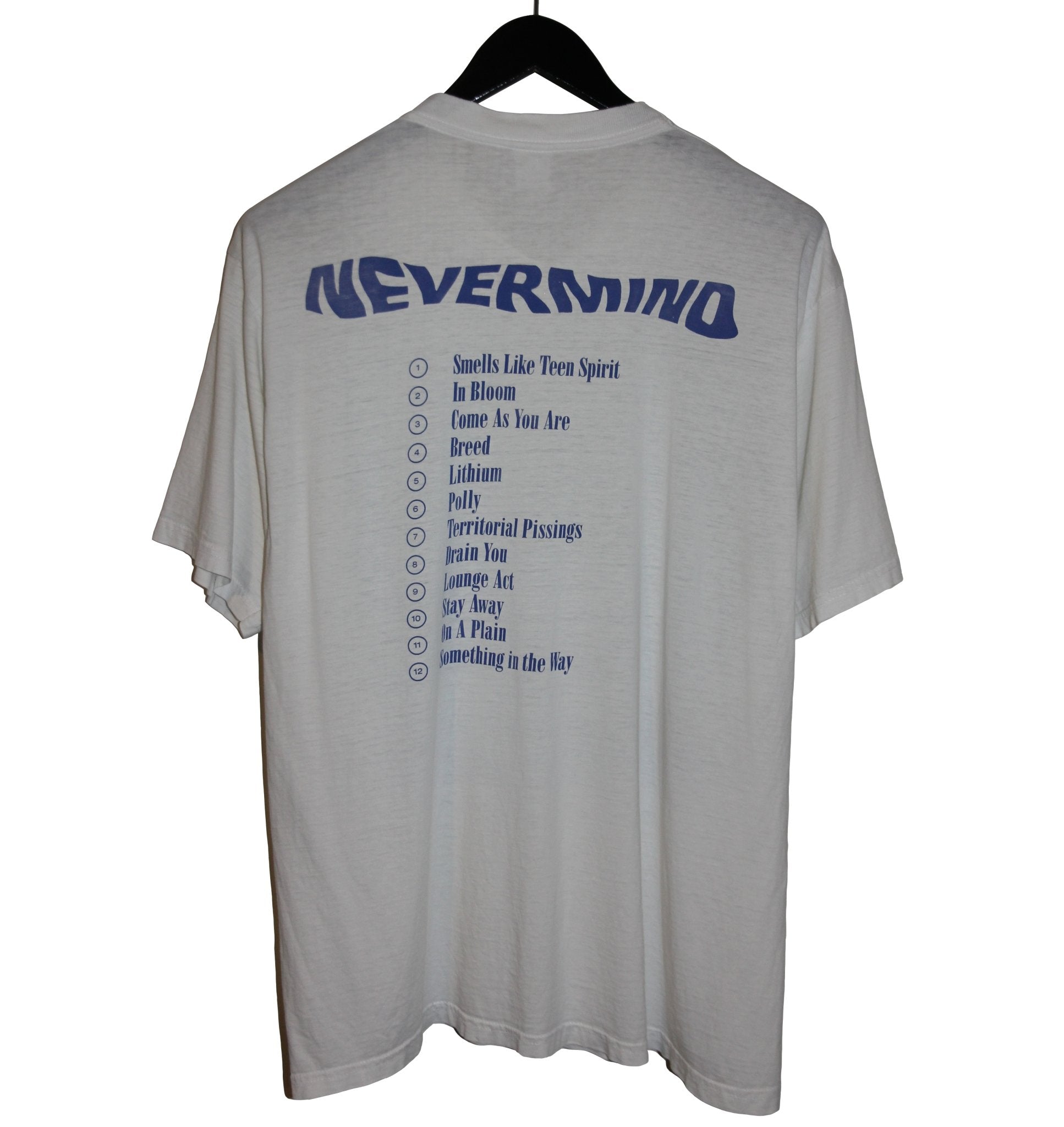 Nirvana 1991 Nevermind Album Shirt - Faded AU