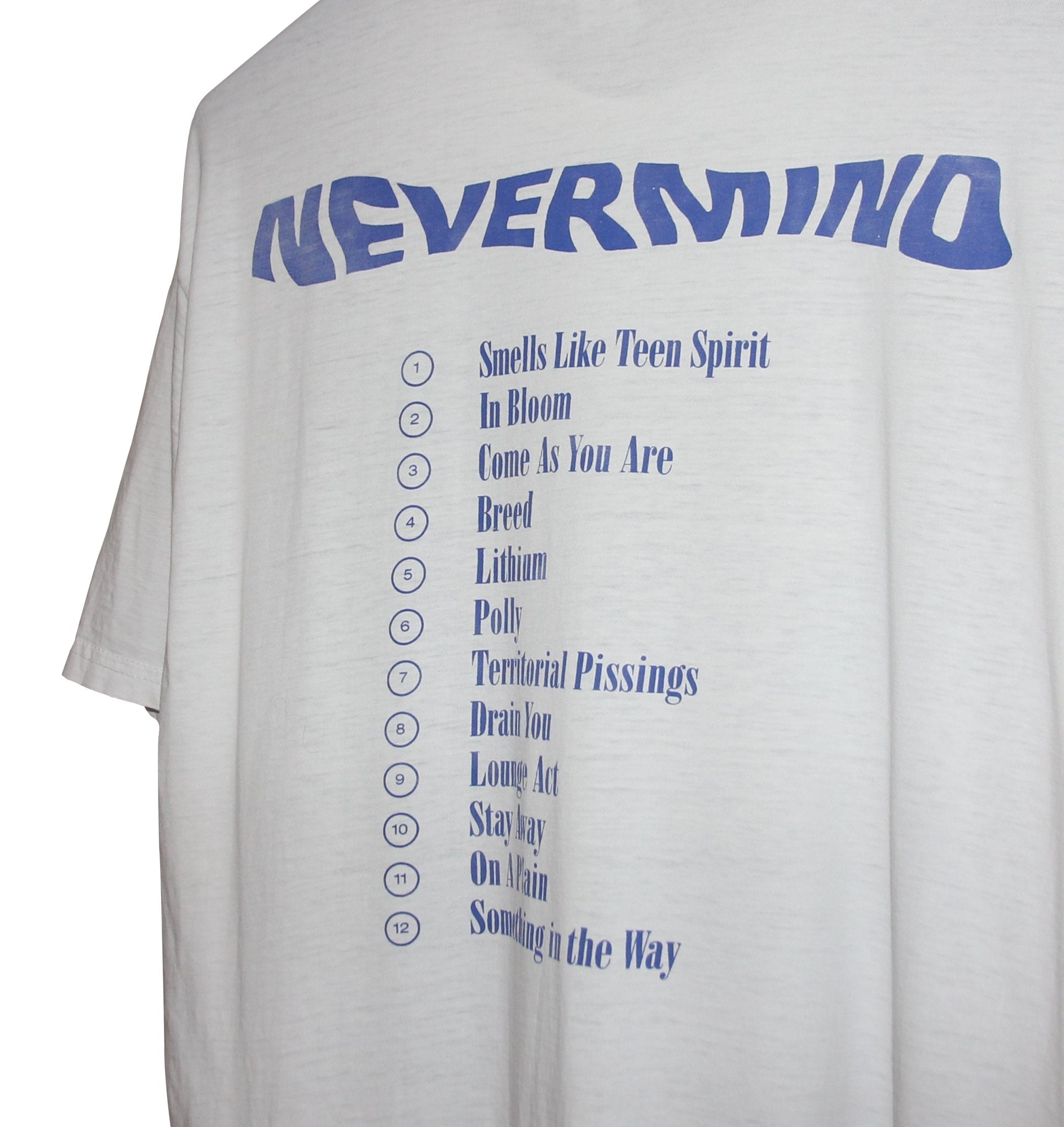 Nirvana 1991 Nevermind Album Shirt - Faded AU